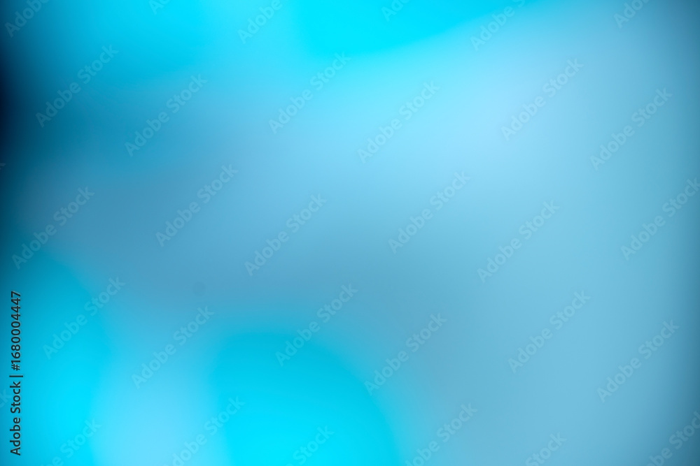 Poster smooth and blurry gradient background featuring a blend of blue and turquoise, creating a vibrant an