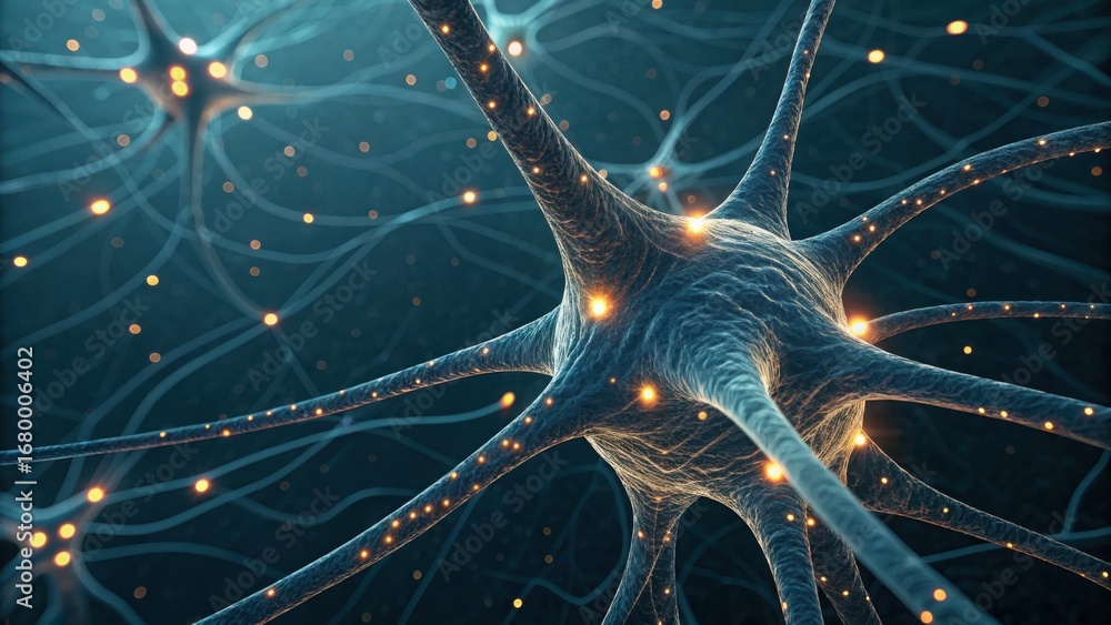 Poster illuminated neural map of autonomous connections in v2 technology