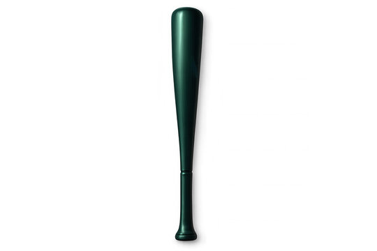 Realistic green baseball bat isolated on transparent background, perfect for sports and competition designs - Powered by Adobe