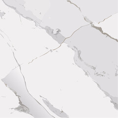 Obraz premium Realistic white marble vector background with elegant grey veining, a luxurious and smooth natural stone surface texture