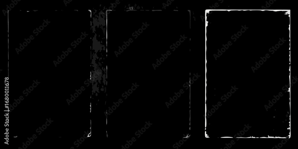 Poster rustic distressed frame borders with textured edges creating a vintage or grunge aesthetic for desig