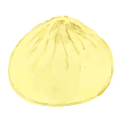 カレーまんの手描きイラスト