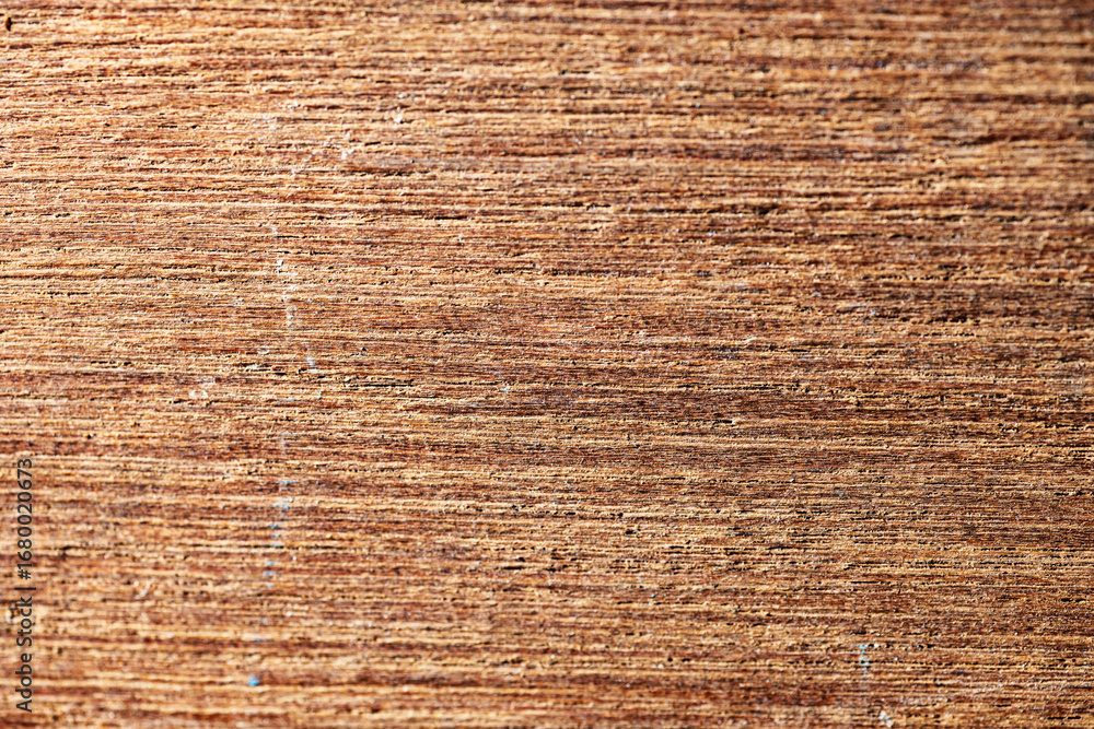 Poster closeup view of the intricate grain pattern of rustic hardwood surface. wood texture background