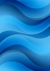 Fototapeta premium Abstract Blue Wave Background Design with Gradient Effect.