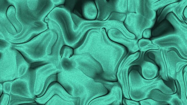 Teal abstract organic pattern great for backgrounds, textiles, or packaging design, featuring flowing shapes in a soothing color palette.