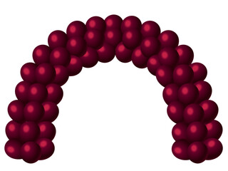 風船アーチ11ワイン