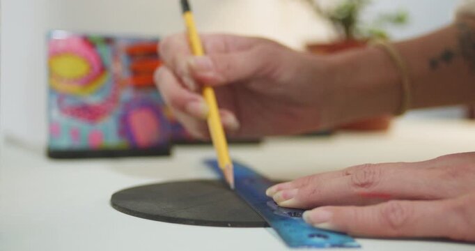 Pintando una mandala