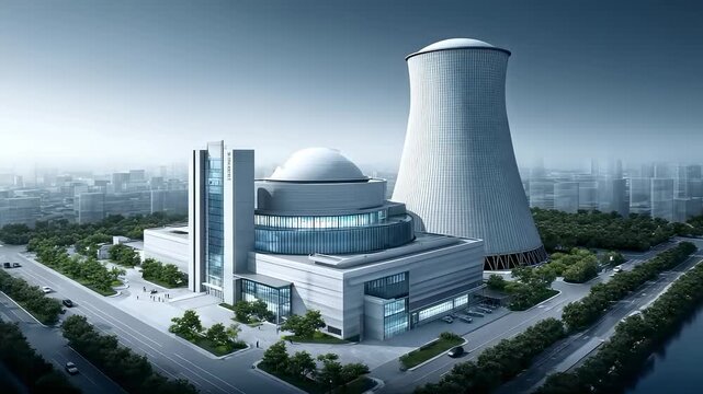 Modern Nuclear Power Plant Architecture Looks Grand