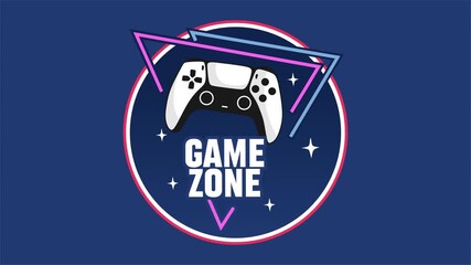 game zone with cool game consoles - Powered by Adobe
