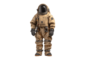Pressure Environmental Suit on Transparent Background