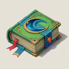 Graphic element isolation background for your design asset, game asset, video game, mobile game, web asset Illustration