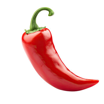 A vibrant red chili pepper