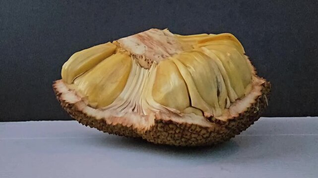 garlic in Fresh jackfruit,Ripe jackfruit .Tropical fruita basket