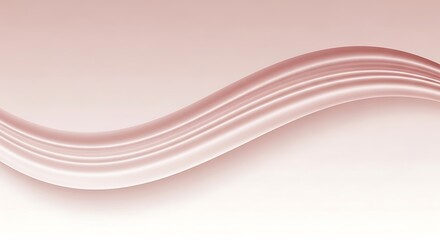 Obraz premium Soft Pink and White Wavy Lines Background.