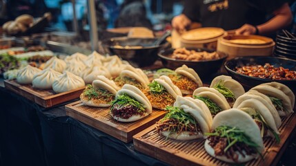 Steaming Dim Sum Variety