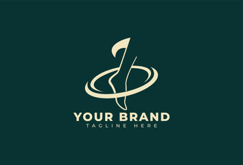 foot care, leg, orthopedic logo design element