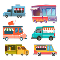 Colorful Food Truck Collection Designs for Your Business