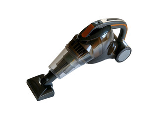 portable handheld vacuum cleaner isolated on transparent background