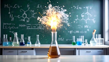Chemical explosion in a lab