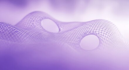 Abstract Purple Network Structure.