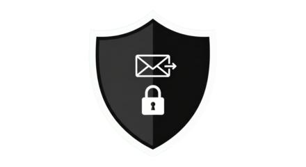 Secure Email Protection Concept Illustration.