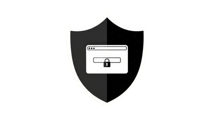 Secure Online Data Protection Concept.