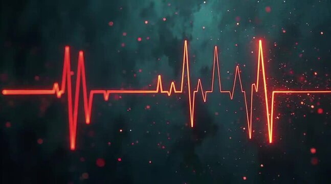 Heartbeat Sparks in a Pulse of Fiery Vital Signals