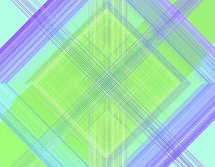 Abstract design with intersecting lines and vibrant colors