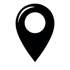 Location pin icon vector illustration for map gps navigation travel destination and marker symbol design