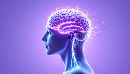 Obraz premium Brain idea flow