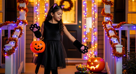 halloween kids in costume