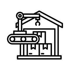 warehouse automation icon