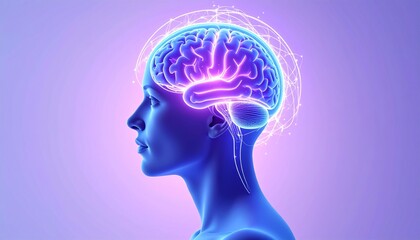 Obraz premium Brain idea flow