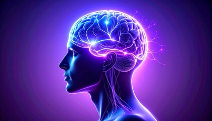 Obraz premium Brain idea flow