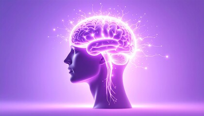 Obraz premium Brain idea flow