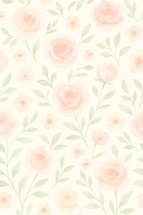 seamless background with roses