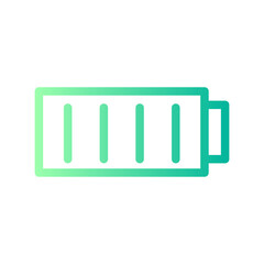 full battery gradient icon