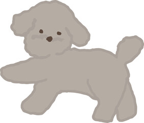 Cute puppy illustration