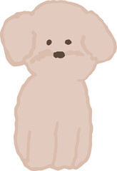Cute puppy illustration