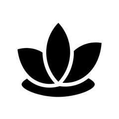 leaf glyph icon
