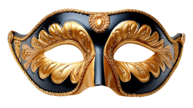 Mysterious Mask: A close-up shot of an elaborately crafted masquerade mask, rendered with exquisite detail and a touch of mystery, inviting viewers to imagine the stories it might conceal.