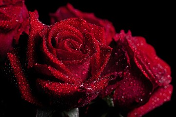 High definition romantic love rose illustration