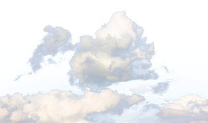 Clouds background, clouds isolated on sky, cloud in PNG isolated on transparent background