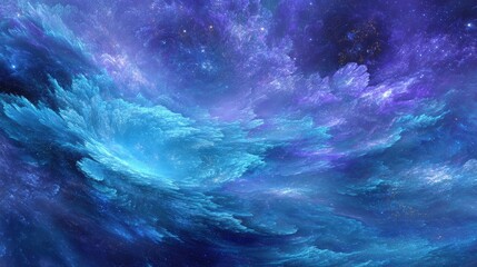 Fototapeta premium Abstract Cosmic Space Landscape