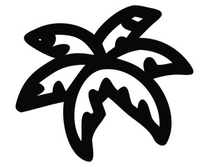 Vector illustration of a traditional Japanese-inspired tribal tattoo featuring a black and white snake and brushwork calligraphy
