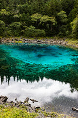 mountain river in the mountains,Jiuzhaigou