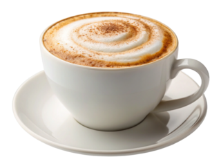 Creamy Cappuccino in a Cup with Perfectly Frothed Milk and Rich Aroma