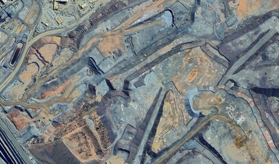 Super Pit Gold Mine, Australia: High-Resolution Satellite View of the Massive Open-Pit Operation