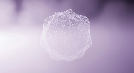 Delicate Abstract Circular Design.