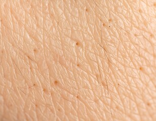 Fototapeta premium Close-up of Skin with Blackheads and Hair Follicles: Skin Texture and Imperfections